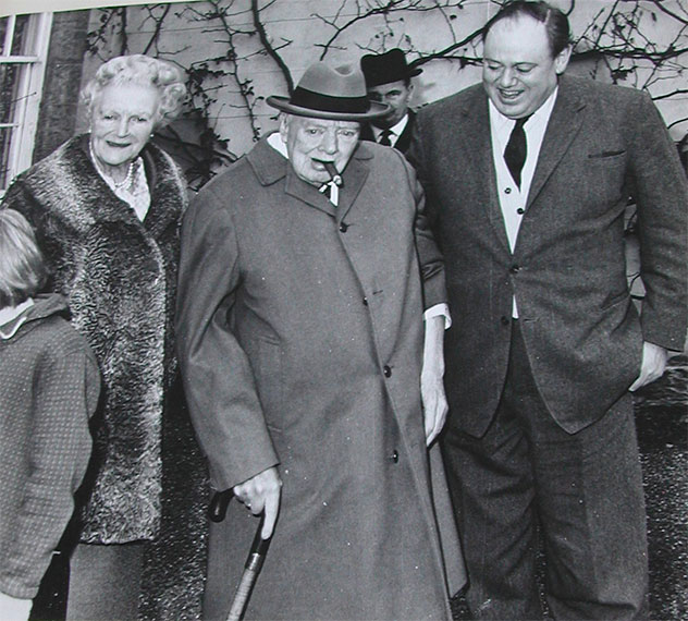 Clementine and Winston Churchill with Christopher Soames