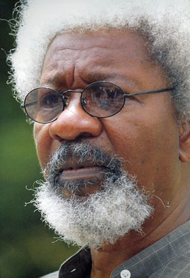 Profile photo of Woke Soyinka. He is outside and looking to the left of the camera