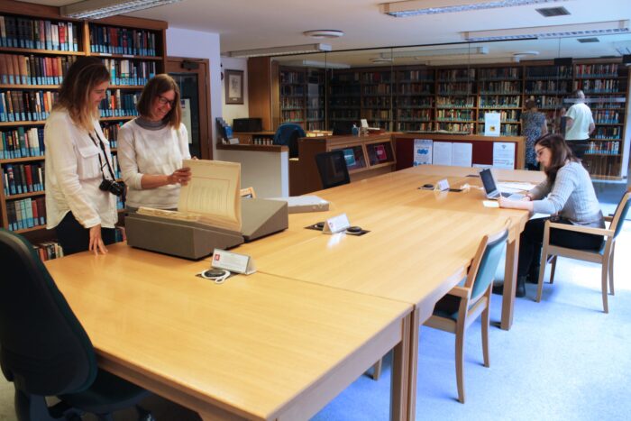 Photograph of the Archives Centre reading room