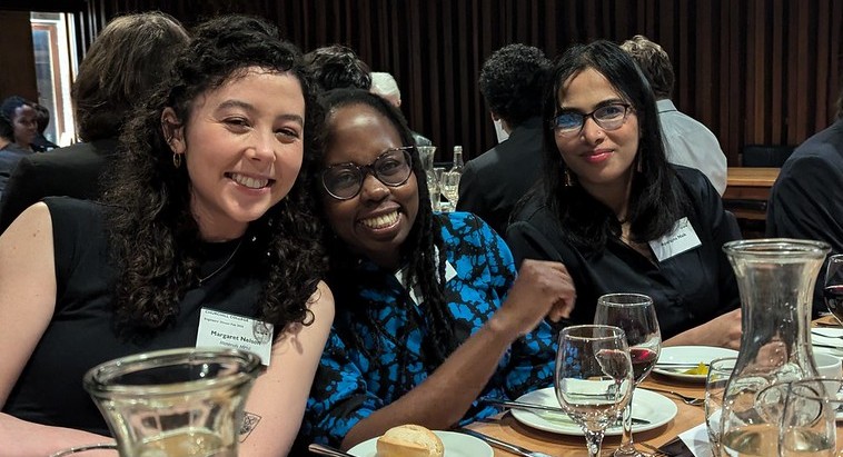Women students enjoying the All Engineers' Dinner